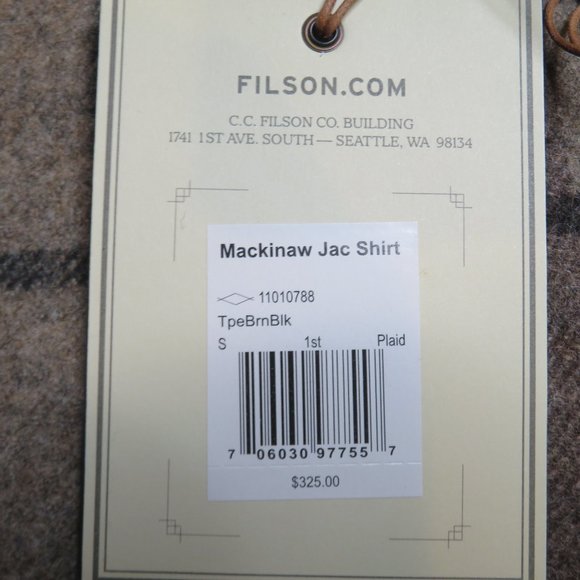 Filson Mackinaw Wool Jac Shirt Snap Button Men S - Picture 5 of 14